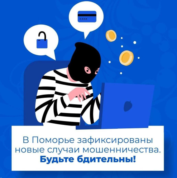В Поморье зафиксированы новые случаи мошенничества. В Поморье зафиксированы новые случаи мошенничества.